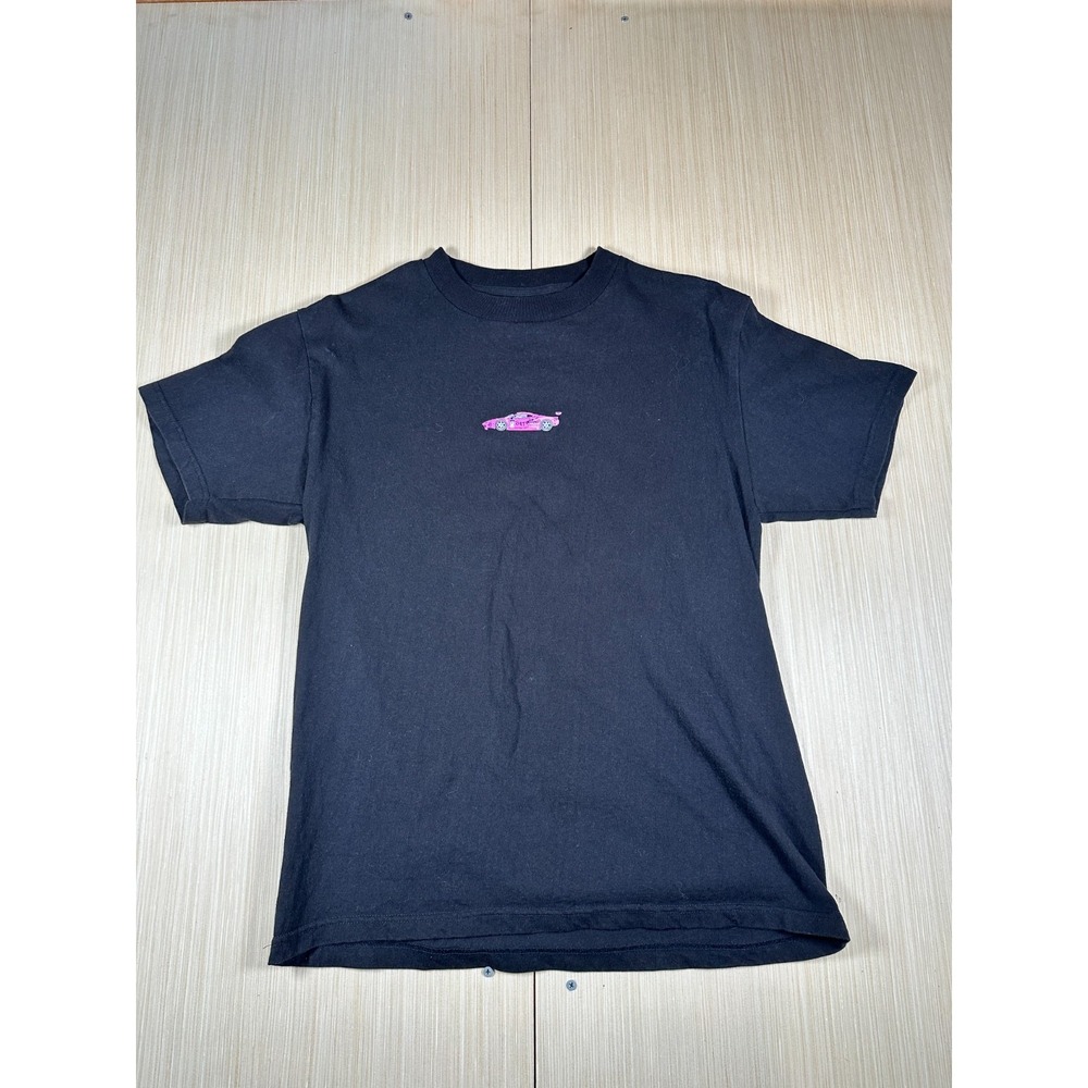 Anti Social Social Club T-Shirt Mens‎ Medium Navy Blue Logo Pink Car Lamborghini